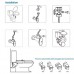 Hindom Bidet Toilet Seat Attachment  Adjustable Angle Nozzle Non-Electric Plastic Bathroom Toilet Attachment Bidet Fresh Water Spray Nozzle Toilet Seat Attachment (US STOCK) (White) - B0786ZVZ9C